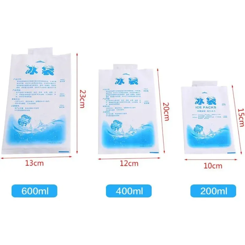 100 ml/400 ml, compresses de gel réutilisables pour blessures, soulagement de la douleur, sacs de gel chaud et froid, sûrs et écologiques. 6