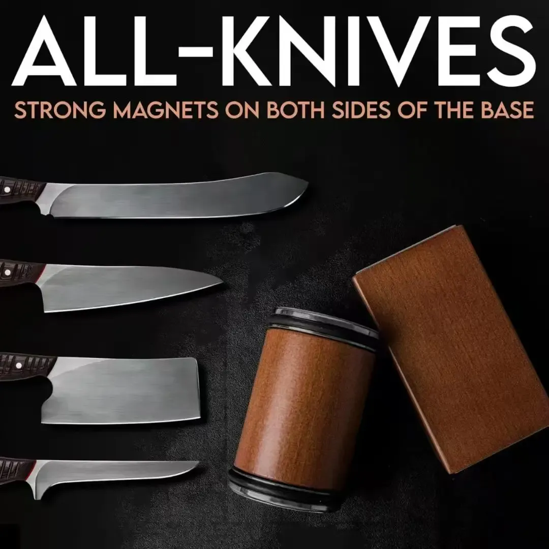 Affûteur de couteaux à rouleau avec support magnétique, kit de pierre diamantée et guides d'angle 15° et 20°, accessoire de cuisine 4