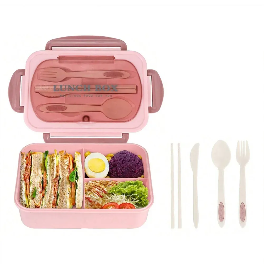 Boîte à déjeuner à compartiments, nomade