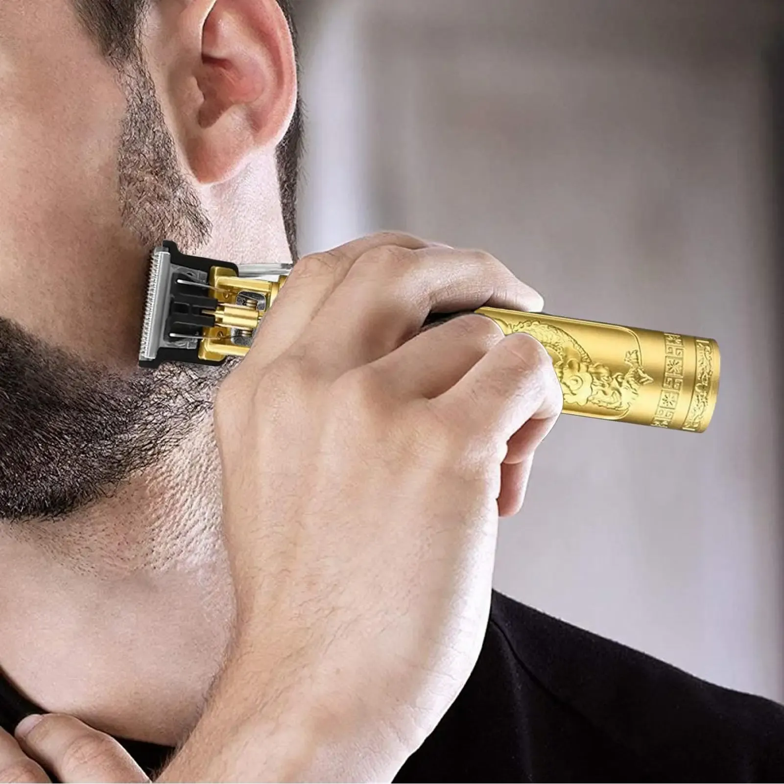 Tondeuse à cheveux sans fil USB, kit de coupe de cheveux pour l'entretien quotidien, idéal pour les voyages, le camping et le sport 2