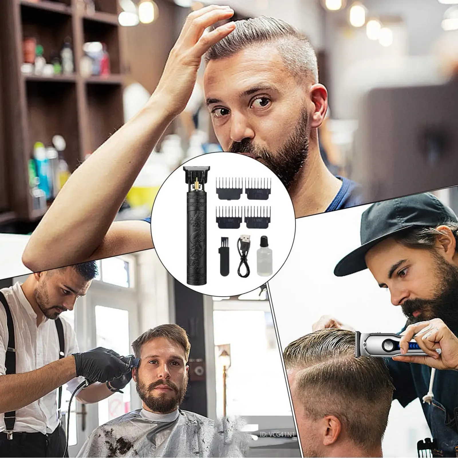 Tondeuse à cheveux sans fil USB, prise en main