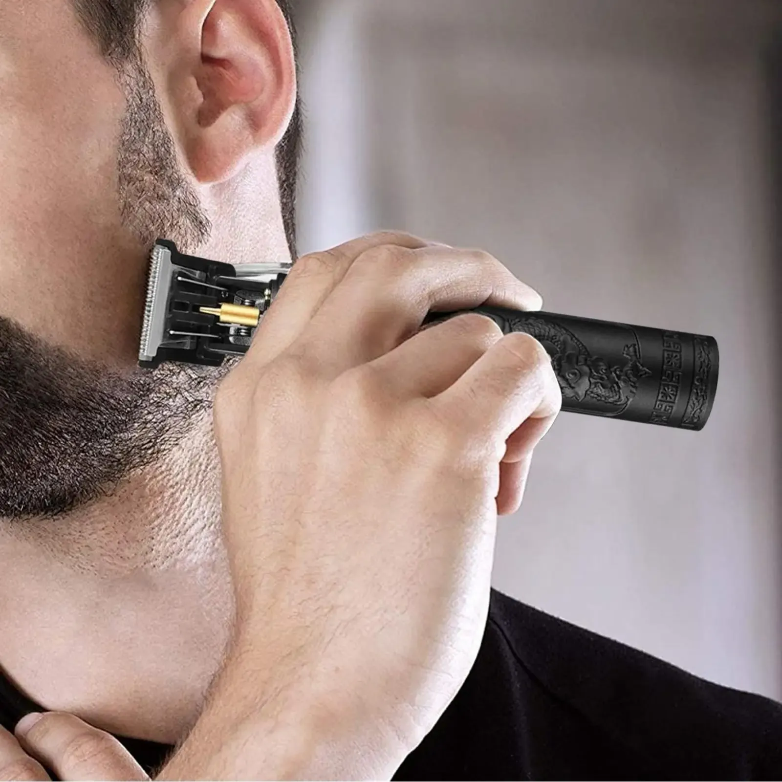 Tondeuse à cheveux sans fil USB, en situation