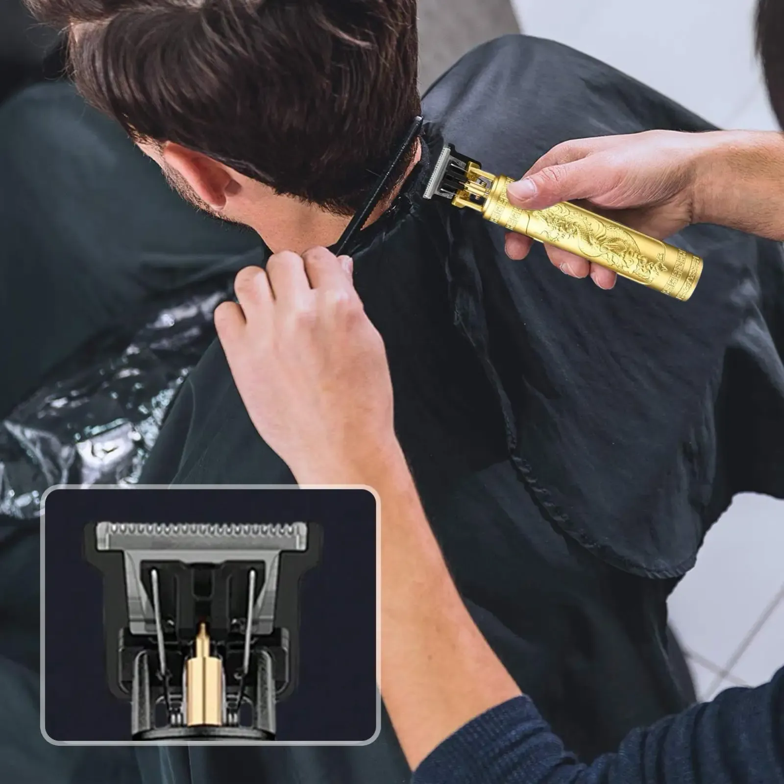Tondeuse à cheveux sans fil USB, recharge