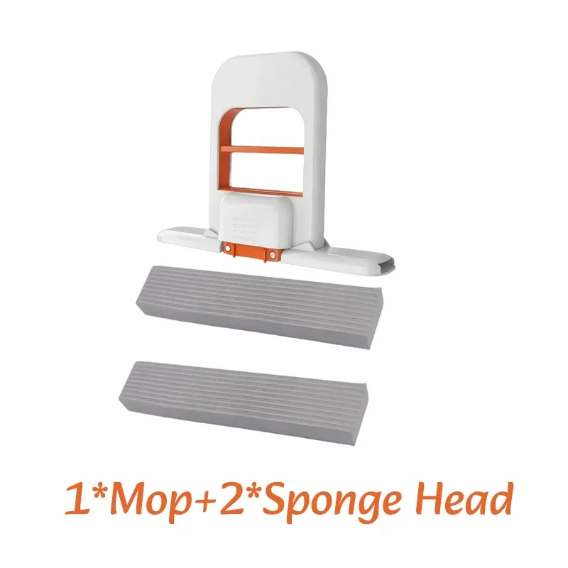 Mini serpillière pliable à essorage automatique, outil de nettoyage polyvalent et durable pour la maison, la salle de bain, la cuisine et les plans de travail 7