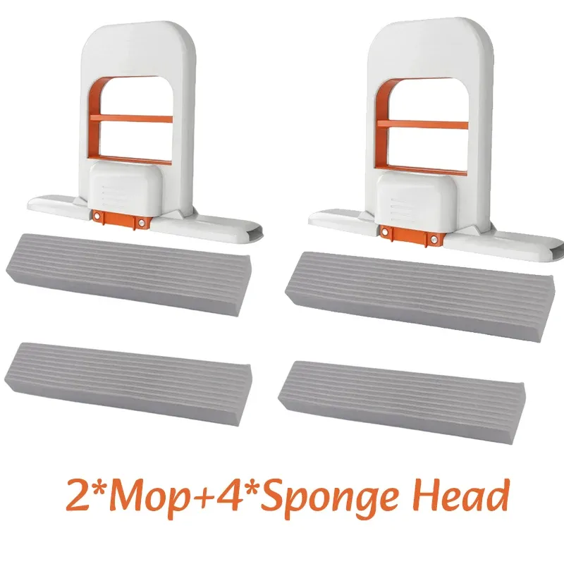 Mini serpillière pliable à essorage automatique, outil de nettoyage polyvalent et durable pour la maison, la salle de bain, la cuisine et les plans de travail 9