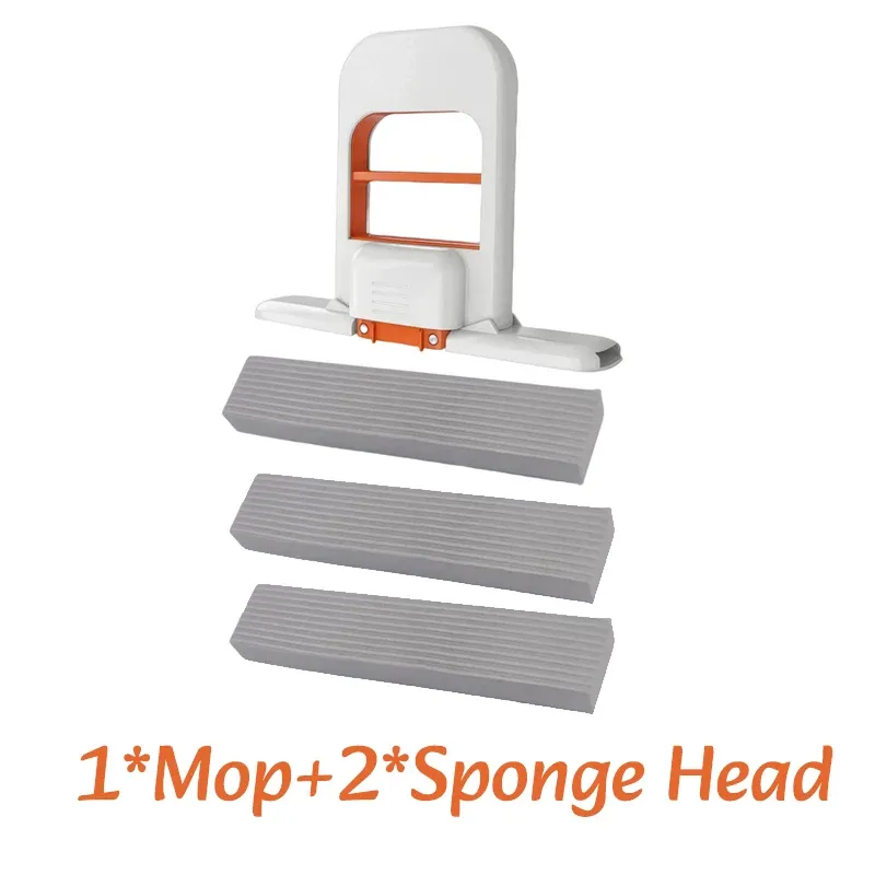 Mini serpillière pliable à essorage automatique, outil de nettoyage polyvalent et durable pour la maison, la salle de bain, la cuisine et les plans de travail 13