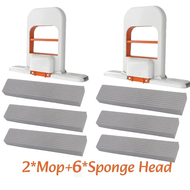 Mini serpillière pliable à essorage automatique, outil de nettoyage polyvalent et durable pour la maison, la salle de bain, la cuisine et les plans de travail 11