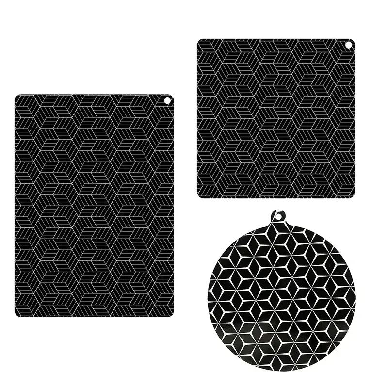 Tapis de cuisson en silicone en situation de cuisine