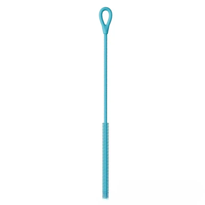 Brosse de nettoyage en silicone à long manche pour tasses et kit de nettoyage réutilisable pour pailles, Ø 6 mm 7
