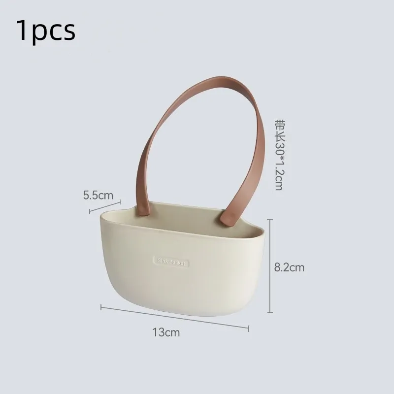 Éponges d'évier de cuisine en silicone, porte-savon, salle de bains, vidange de vaisselle, panier d'eau, rangement, support de séchage, organisateur d'accessoires 9
