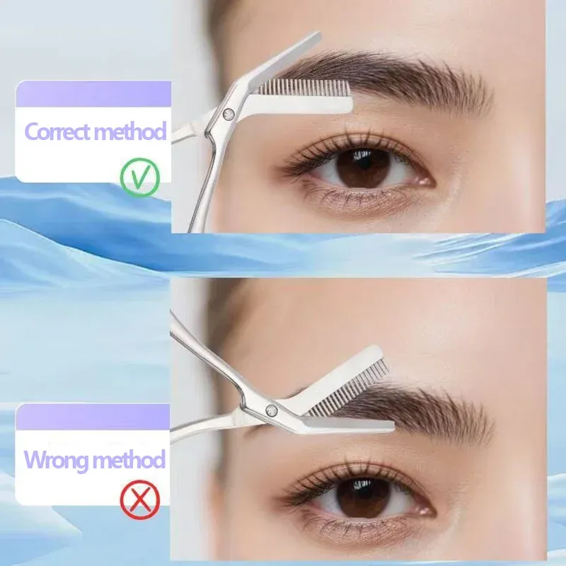 Ciseaux à sourcils pour toilettage précis