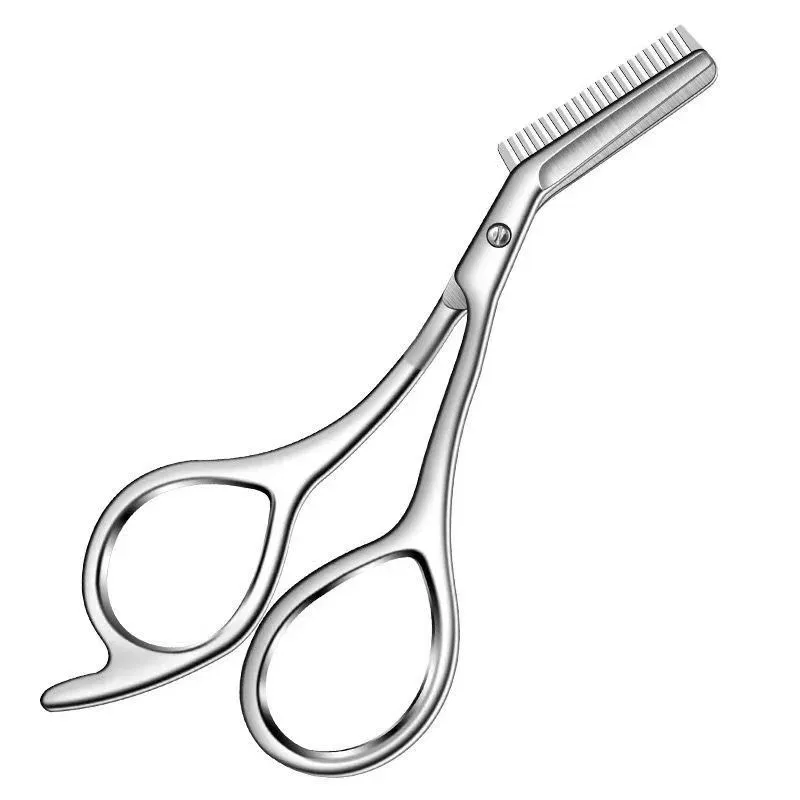 Ciseaux à sourcils avec peigne, lame de précision en acier inoxydable pour un toilettage sûr et facile 7