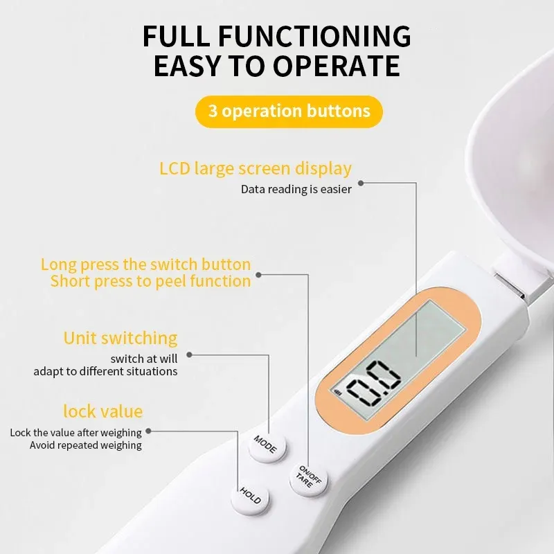 Balance de cuisine électronique 500 g, précision 0,1 g, écran LCD, mini balance numérique pour farine, café et lait 5