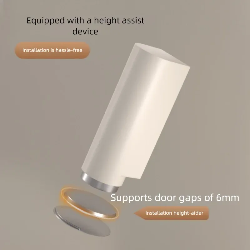 Butée de porte magnétique - Protège les portes et les murs, prévient les chocs, compatible avec tous types de portes, quincaillerie de porte 6
