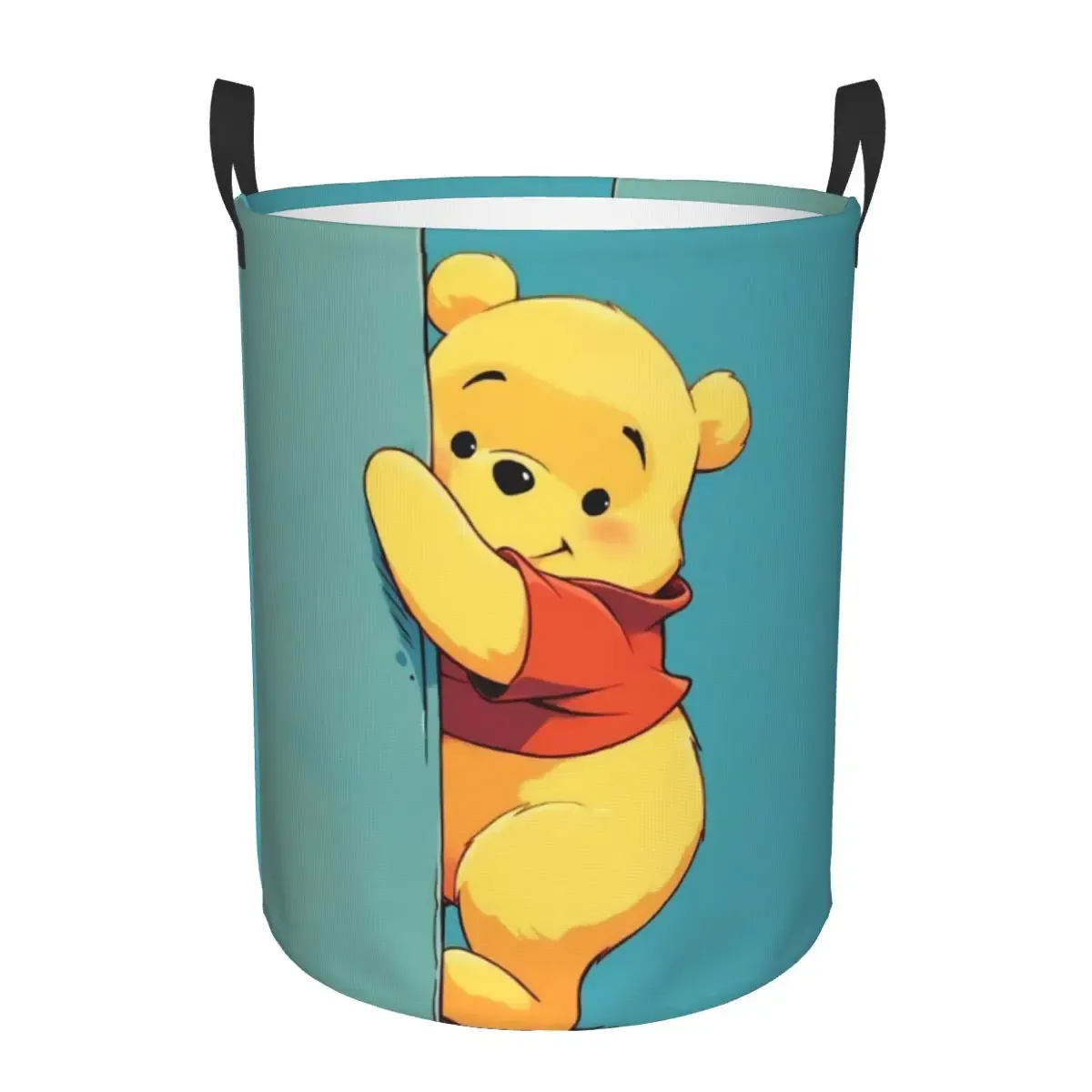 Panier à linge personnalisé Winnie l'Ourson, grand bac de rangement pliable pour vêtements, panier pour bébé 7