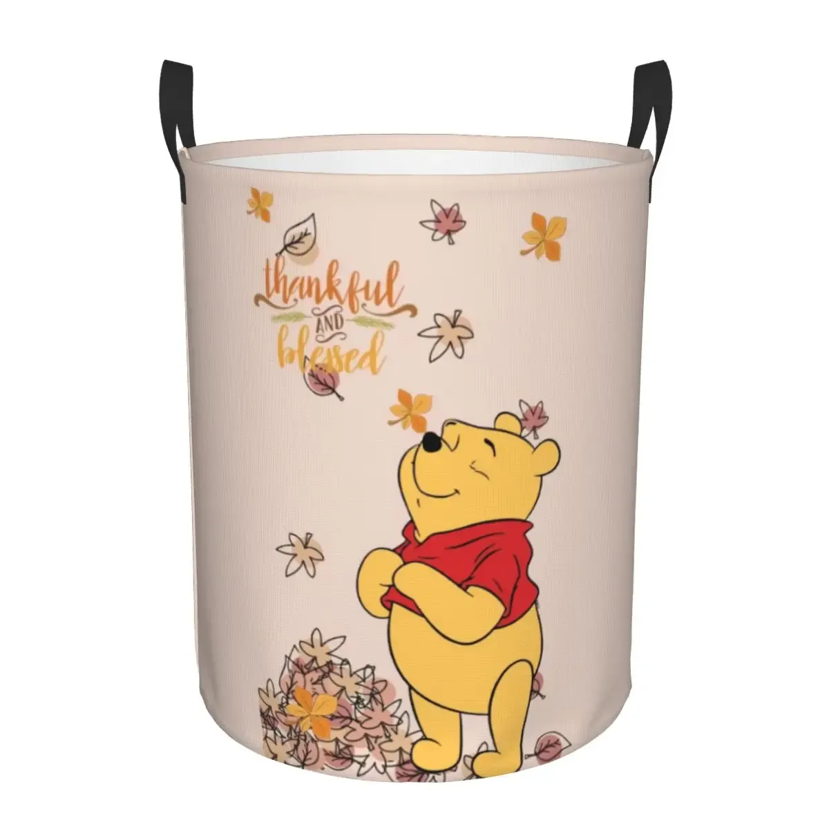 Panier à linge personnalisé Winnie l'Ourson, grand bac de rangement pliable pour vêtements, panier pour bébé 15