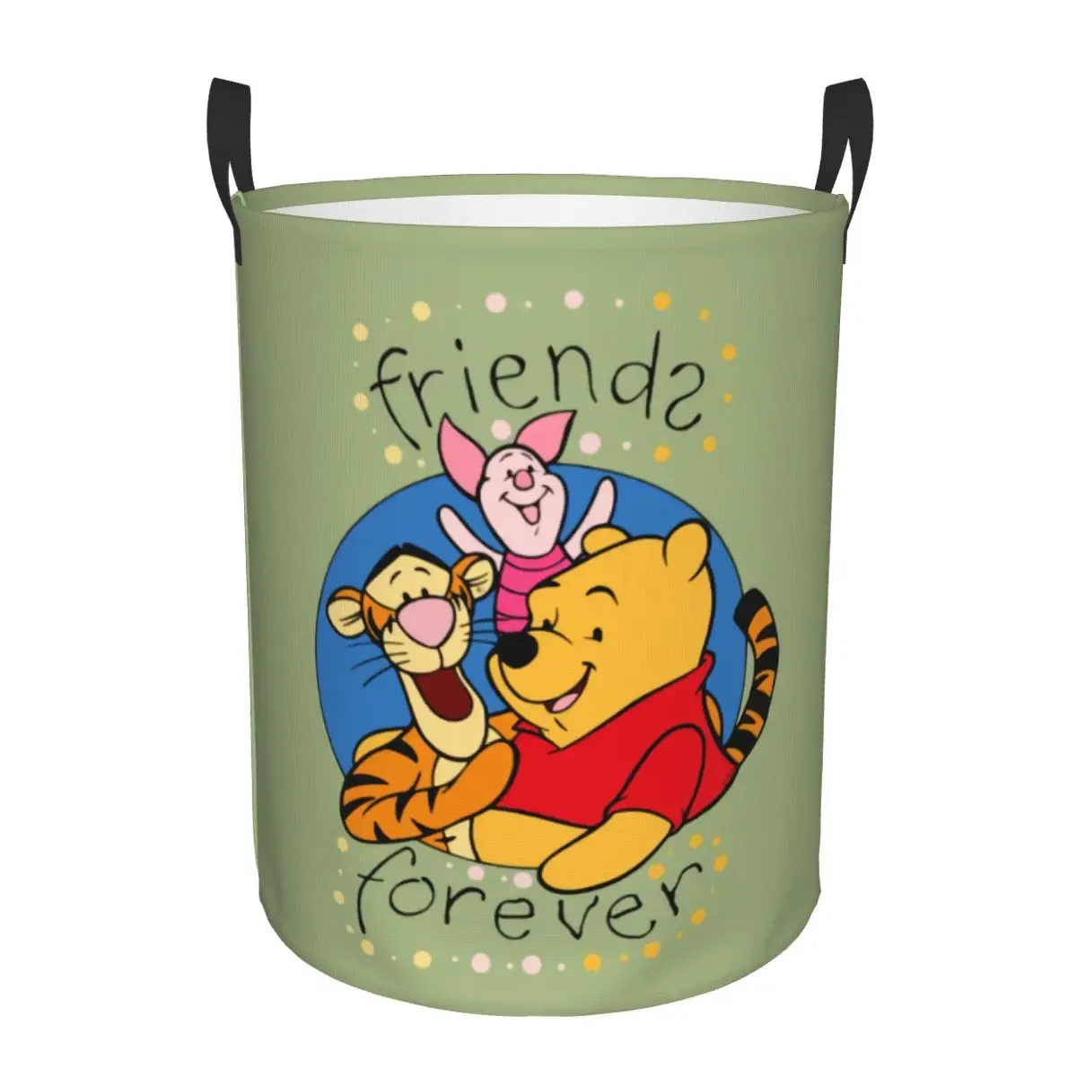 Panier à linge personnalisé Winnie l'Ourson, grand bac de rangement pliable pour vêtements, panier pour bébé 20
