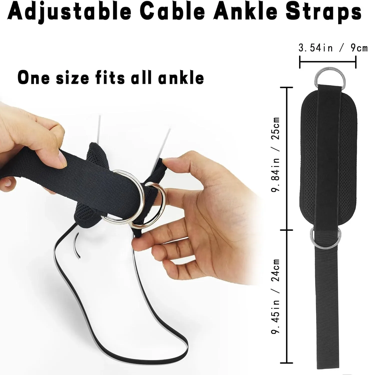 Détail du rembourrage et de la fermeture Velcro