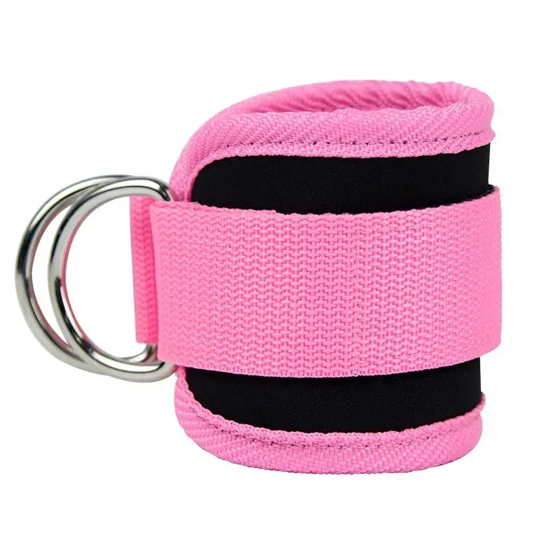 Sangles de cheville réglables avec anneau en D pour machine à câbles, attelle d'entraînement pour le fitness et la gymnastique 7