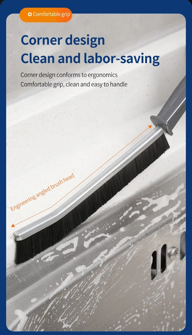 Brosse en microfibre pour rails de douche