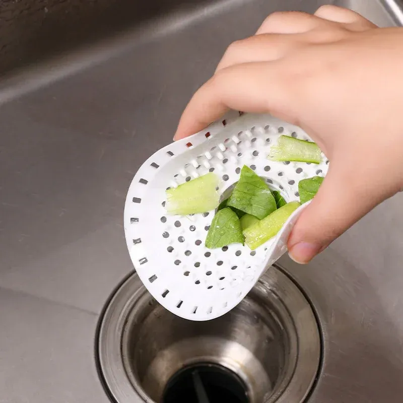 Filtre d'évier de cuisine, filtre de sol de douche domestique, filtre de vidange en silicone, passoire d'évier, collecteur de cheveux pour accessoires de salle de bain 3