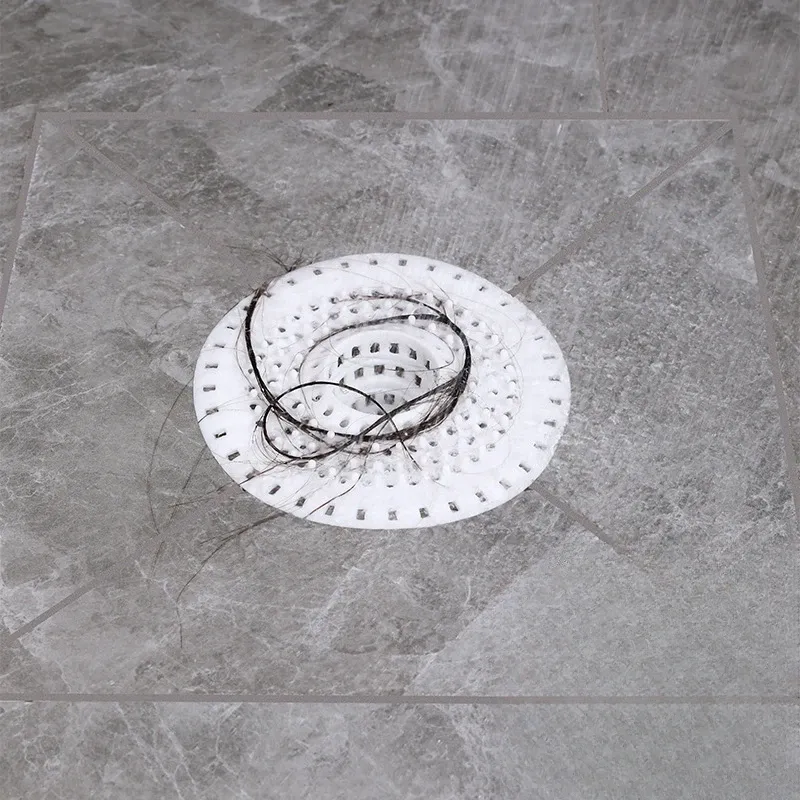 Filtre d'évier de cuisine, filtre de sol de douche domestique, filtre de vidange en silicone, passoire d'évier, collecteur de cheveux pour accessoires de salle de bain 4