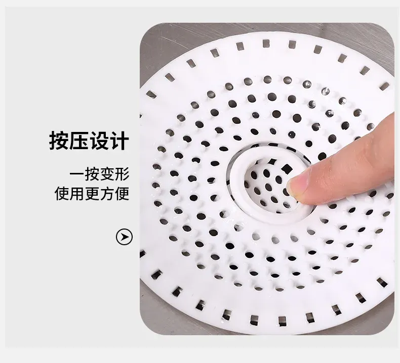 Filtre de douche en situation d'utilisation