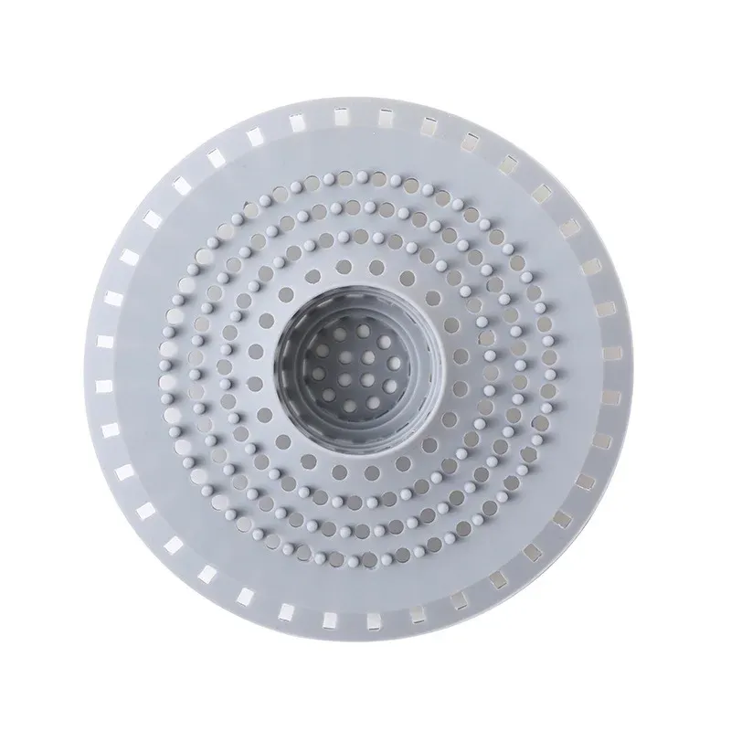 Filtre d'évier de cuisine, filtre de sol de douche domestique, filtre de vidange en silicone, passoire d'évier, collecteur de cheveux pour accessoires de salle de bain 7