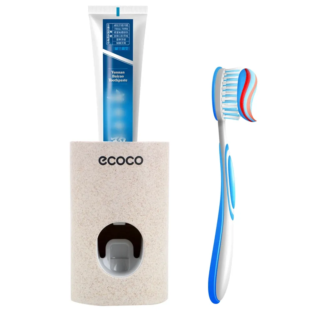 Distributeur automatique de dentifrice avec support mural 2