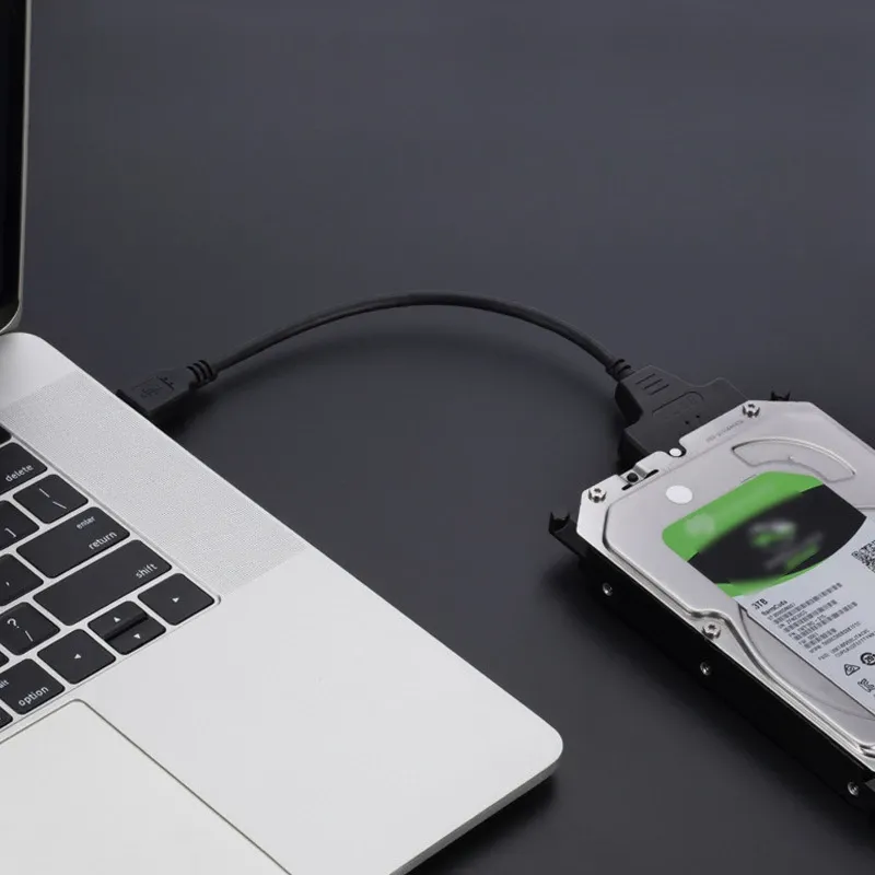 Câble adaptateur SATA vers USB 3.0 / 2.0 / Type-C pour disque dur HDD/SSD 2,5 pouces 2