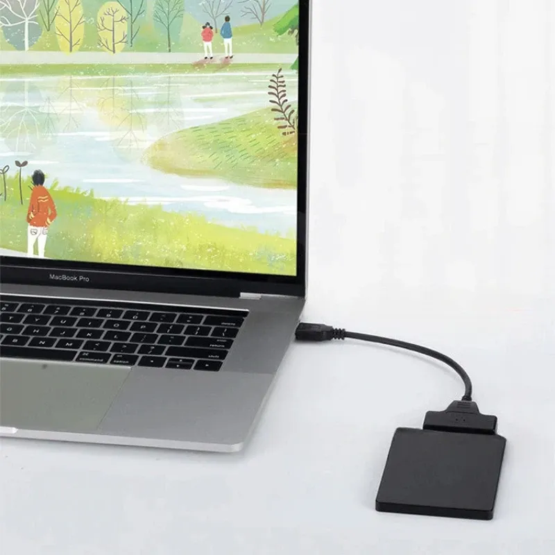 Câble adaptateur SATA vers USB 3.0 / 2.0 / Type-C pour disque dur HDD/SSD 2,5 pouces 5