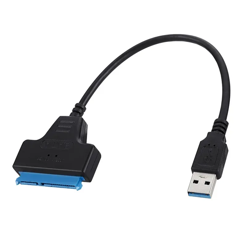 Câble adaptateur SATA vers USB 3.0 / 2.0 / Type-C pour disque dur HDD/SSD 2,5 pouces 8