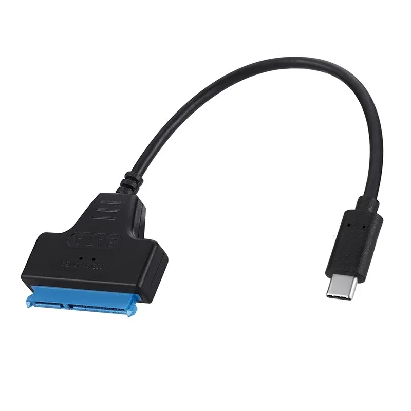 Câble adaptateur SATA vers USB 3.0 / 2.0 / Type-C pour disque dur HDD/SSD 2,5 pouces 7