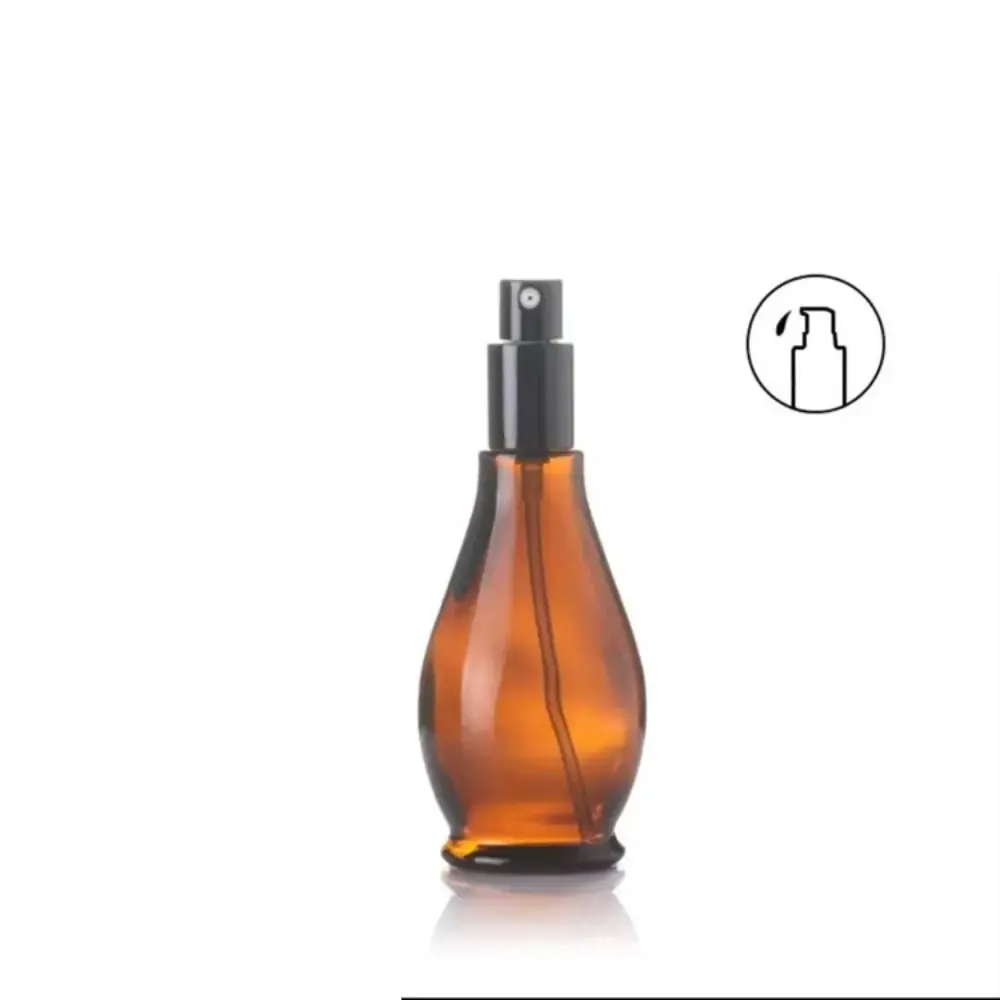 Bouteille de voyage rechargeable à pompe pour aromathérapie, flacon pulvérisateur vide avec compte-gouttes pour huiles essentielles 9