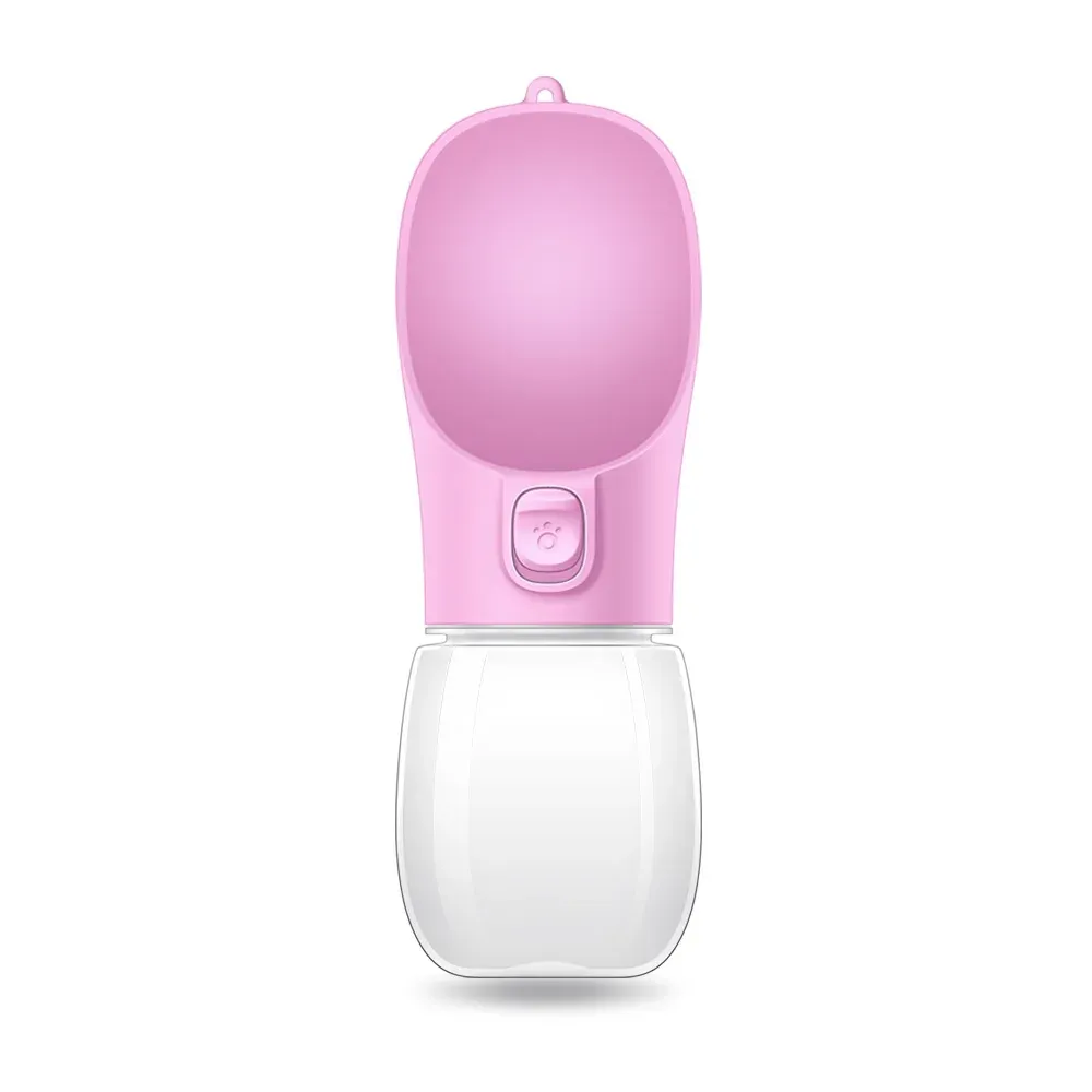 Gourde portable pour chien, pour petits et grands chiens et chats, pour l'extérieur, étanche, avec gamelle intégrée, pour Chihuahua et Bouledogue français 10