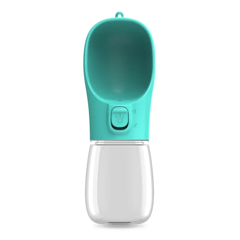 Gourde portable pour chien, pour petits et grands chiens et chats, pour l'extérieur, étanche, avec gamelle intégrée, pour Chihuahua et Bouledogue français 11