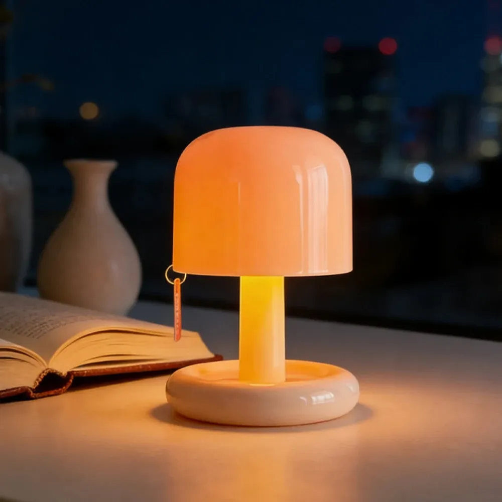 Veilleuse champignon, vue d'ensemble