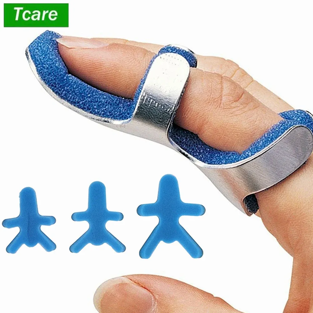 Tcare – Attelle médicale pour doigt en aluminium, correcteur de posture et protection des doigts, ceinture de récupération de blessures 1