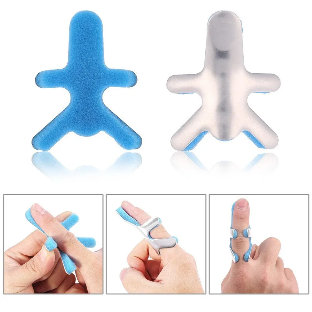 Tcare – Attelle médicale pour doigt en aluminium, correcteur de posture et protection des doigts, ceinture de récupération de blessures 4