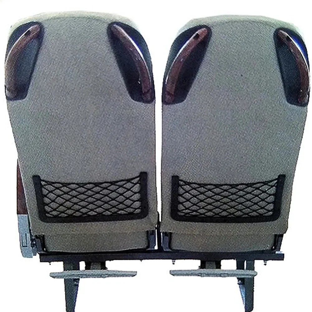 Filet de porte de voiture 36 x 18 cm, lot de 1 à 3 pièces, filet de rangement pour panneau de siège de bus, organisateur de dossier arrière, support de téléphone en maille, sac de rangement, poche pour clés et portefeuille 2