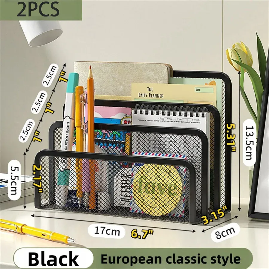 Organisateur de courrier de bureau, petit porte-documents, range-lettres en mailles métalliques, classeur à documents pour archives et dossiers 10