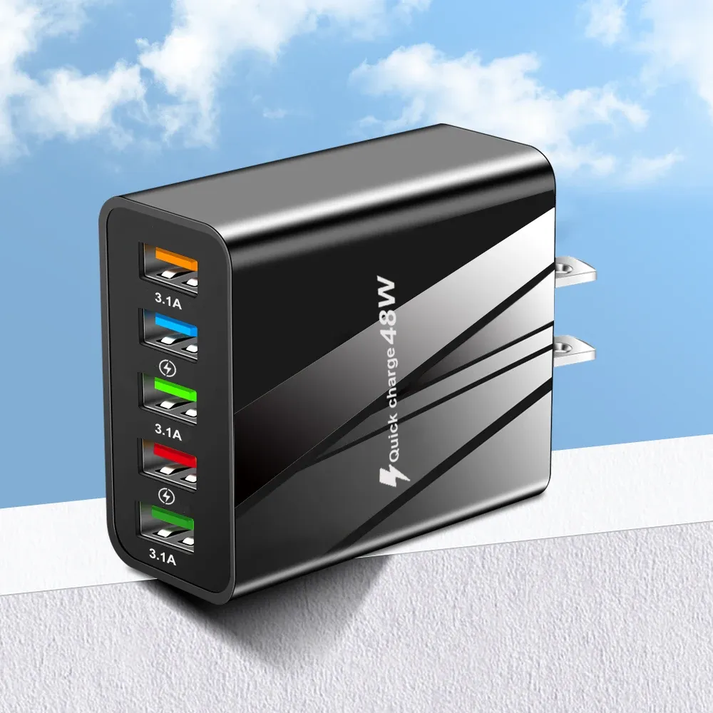 Chargeur USB dans un environnement domestique