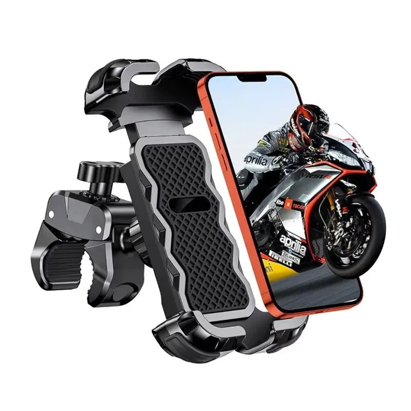 Support de téléphone universel rotatif à 360° pour moto, VTT et vélo de route, stable et réglable - Image 1