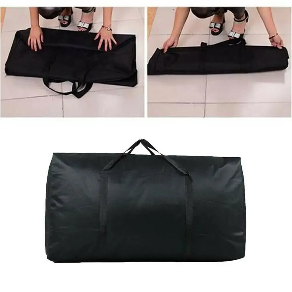 Sac de voyage pliable grande capacité, sac de rangement pour vêtements, sac week-end en Oxford fin et portable 5