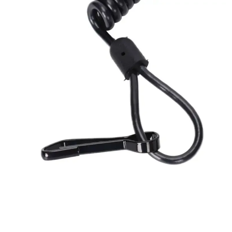 Cordon de sécurité rétractable à clip ceinture pour pistolet et fusil, usage extérieur 4