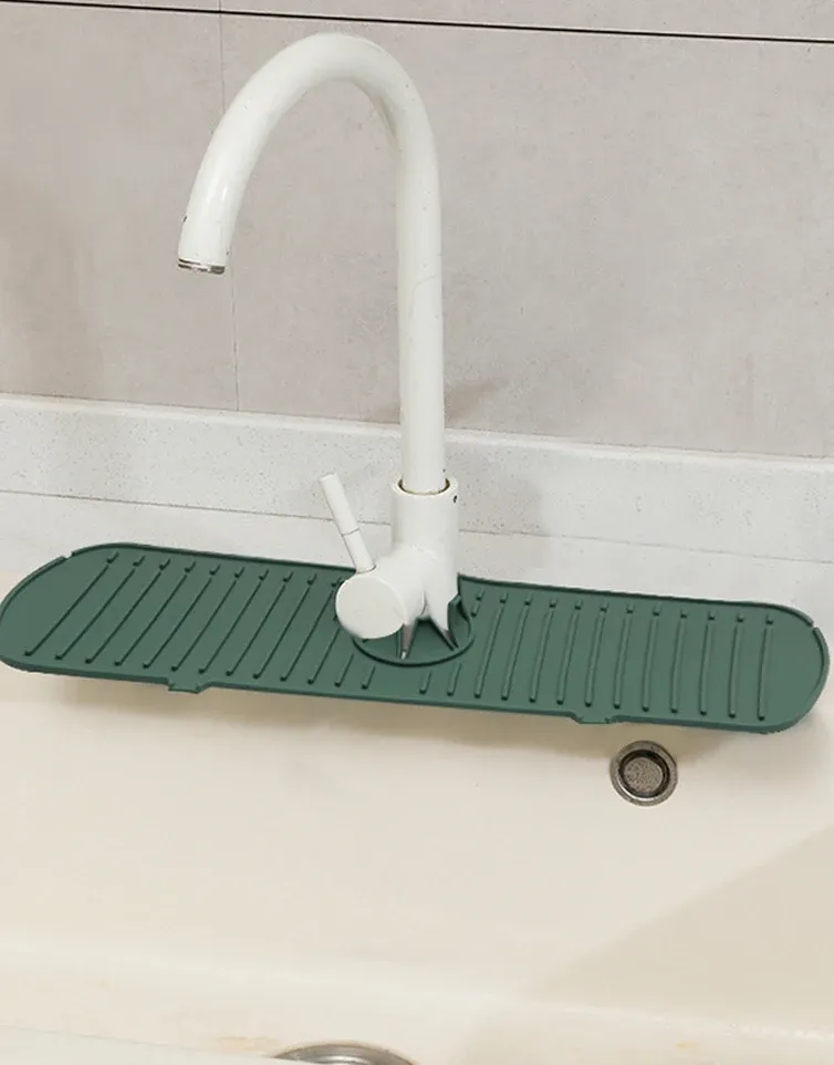 Tapis d'égouttement en silicone en situation