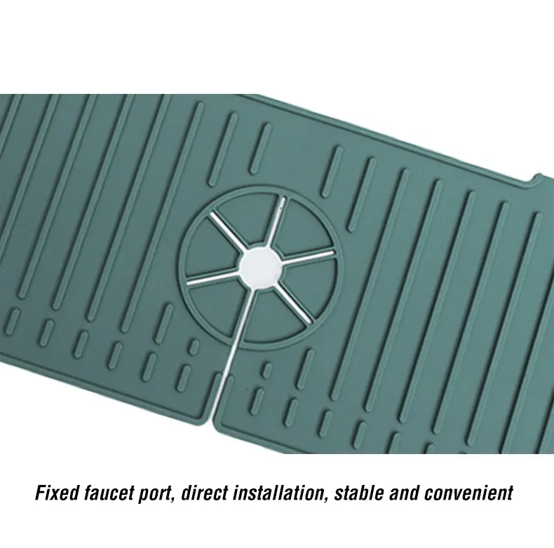 Tapis d'égouttement en silicone, usage au quotidien