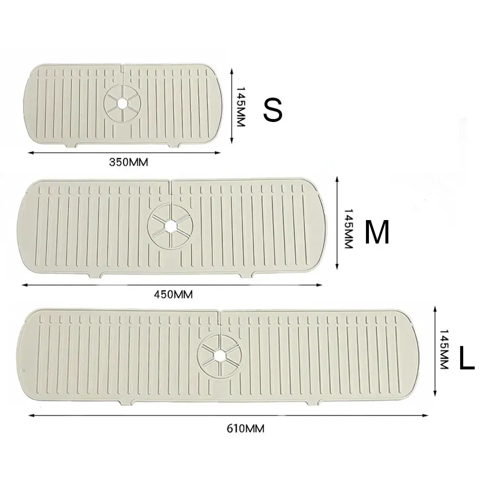 Coussin de Protection en Silicone pour Lavabo et Évier, Isolation Thermique pour Table 8