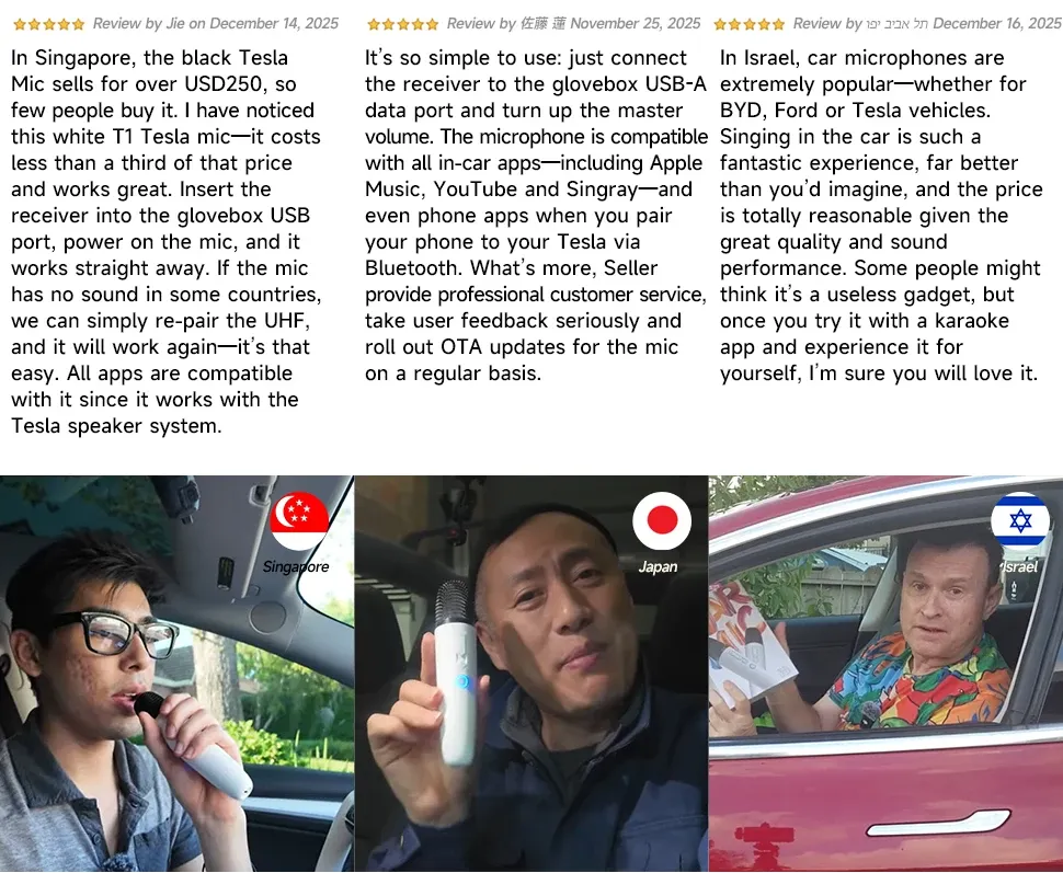 Microphone karaoké pour voiture, moments de partage