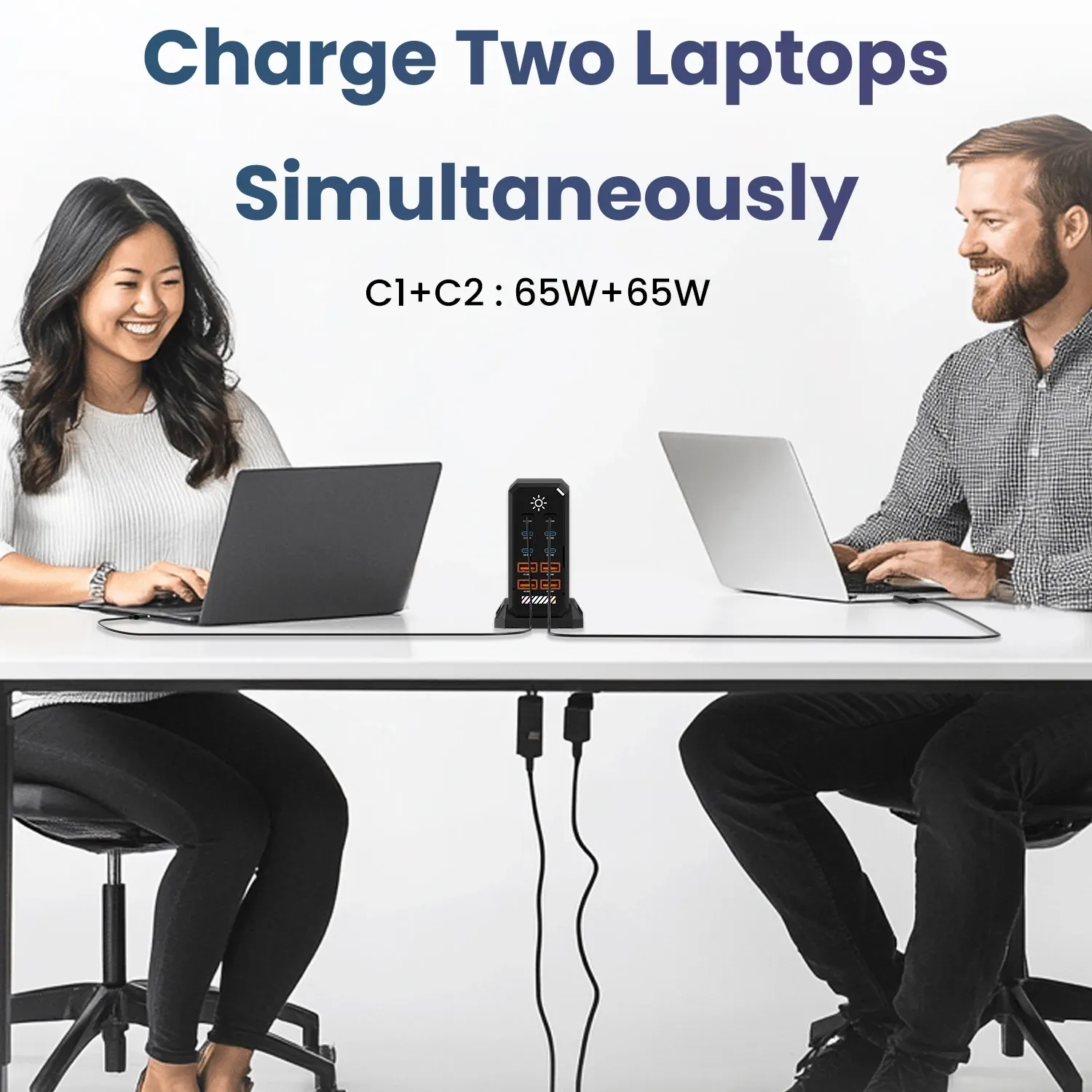 Station de charge USB-C GaN 660 W, 10 ports, USB-C PD 3.1, PD 3.0, PPS, compatible MacBook Pro, iPad, iPhone 16, Samsung 4